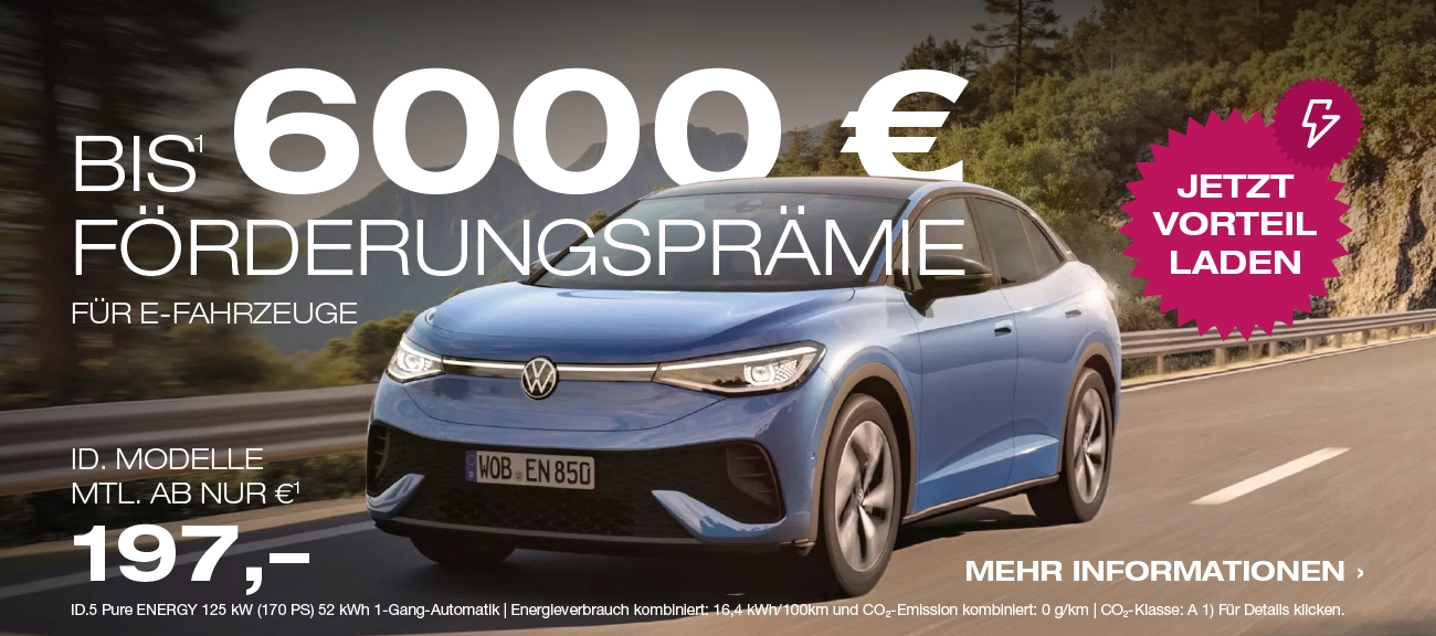 Förderprämie E-Fahrzeug