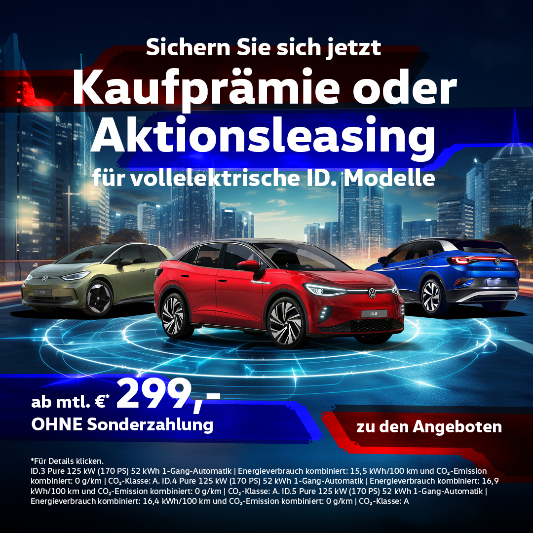 VW ID. Sonderleasing Angebote