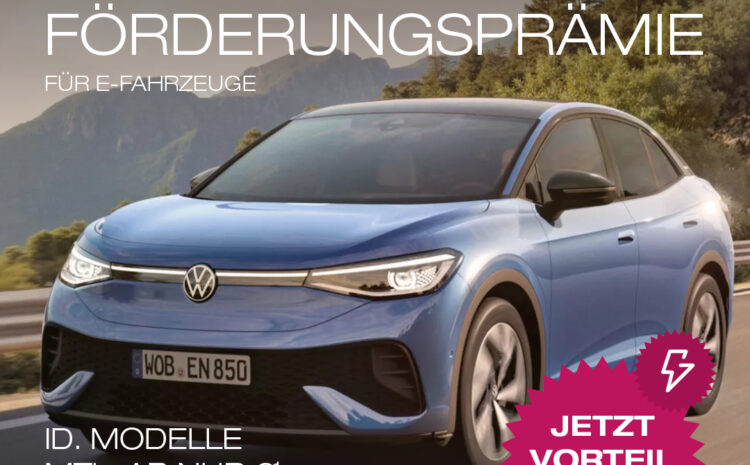  VW E-Fahrzeug Förderprämie