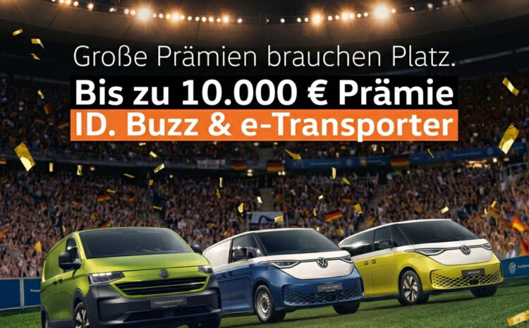  VW e-Transporter und ID.Buzz Sonderleasing