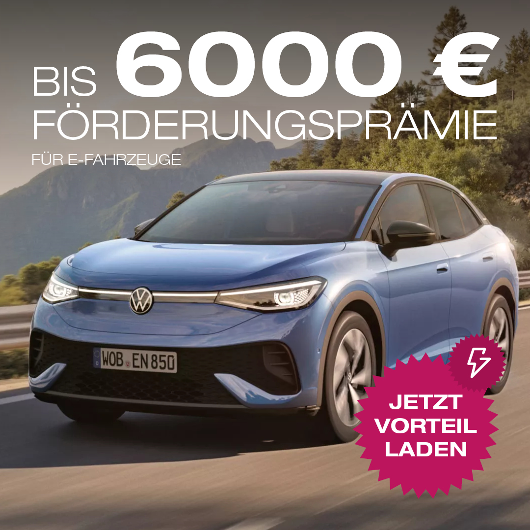Neue VW Elektro Förderprämien